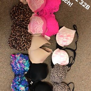Multiple PINK Bras